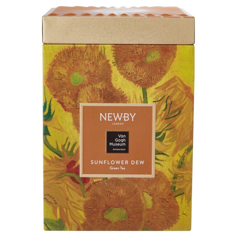 ゴッホコレクション サンフラワーデュー / リーフ(茶葉)100g入り CADDY